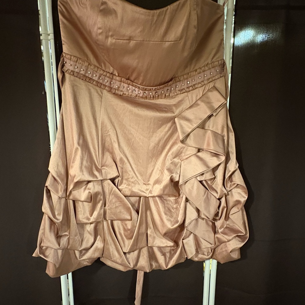 Torrid Strapless Ruffled cocktail homecoming party Dress sz 20 velvet lavender
